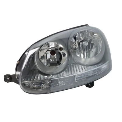 Abbildung von TYC 20 0318 05 2 Scheinwerfer links H7/H7 mit Lampenträger, Elektromotor VOLKSWAGEN: Golf 5 Schrägheck, Jetta 3