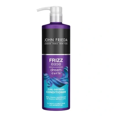 Abbildung von John Frieda Frizz Ease Dream Curls Curl Defining Conditioner, 500 ml, Anti Conditioner für lockiges, gewelltes Haar, natürliche Locken
