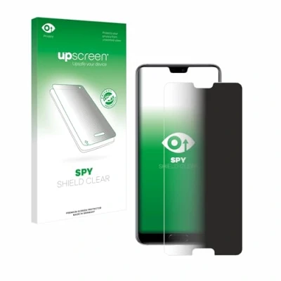 Abbildung von upscreen Anti Spy Blickschutzfolie für Huawei P20 Pro Privacy Screen Displayschutz Folie [Sichtschutz, Blaulichtfilter]