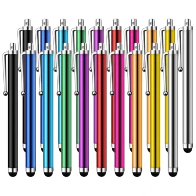 Abbildung von Rpanle Stylus Pen [20 Stück] Tablet Stift, Touchscreen Universelle Handy Stift für Tablets, i Pad Mini, Pro, Smartphones, Samsung Galaxy Mehrere Farben