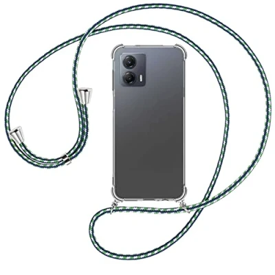 Abbildung von mtb more energy® Handykette kompatibel mit Motorola Moto G53 5G Maritim Smartphone Hülle zum Umhängen Anti Shock Full TPU Case