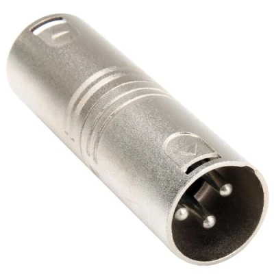 Abbildung von Pronomic AD XMXM Adapter XLR male auf Fertig verdrahtet und einsatzbereit Robuste Verarbeitung Gehäuse aus Druckguss Metall