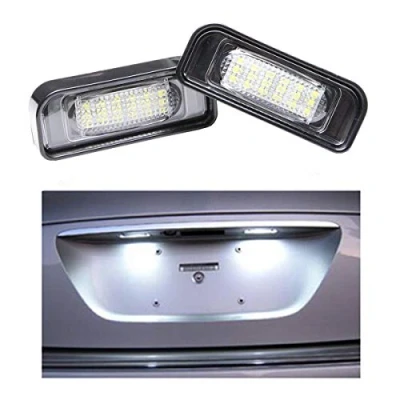 Abbildung von GOFORJUMP 2 Teile/Satz Replacememt 6000 Karat Xenon 18 SMD Führte kennzeichenleuchte/kennzeichenbeleuchtung für B/ENZ W220 99 05 S klasse