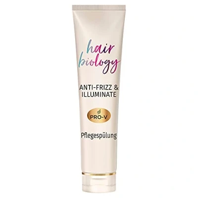 Abbildung von Hair Biology Pflegespülung, Anti Frizz &amp; Illuminate, 250ml, für widerspenstiges oder trockenes und coloriertes Haar, Menopause, Wechseljahre, Haarpflege