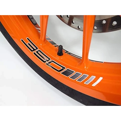Abbildung von BIKE label Felgenbett Aufkleber Black kompatibel für KTM 390 Duke 790084