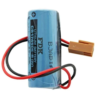 Abbildung von AccuCell Lithium Batterie CR17450E R Size A, mit Kabel und Stecker, Fanuc A98L 0031 0012 Batterie, Stecker beachten, vergleichen