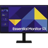 Abbildung von Samsung 27 Zoll Essential S3 S30GD, Full HD 1080p (1.920 x 1.080), PC Monitor, Bildschirm, 100 Hz, IPS Panel, Game Mode, Off Timer Plus, Eye Saver Flicker Free, LS27D304GAUXEN