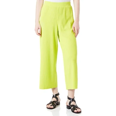Abbildung von TOM Tailor Denim Stoffhose, Damen, Größe: Medium, Neon lime