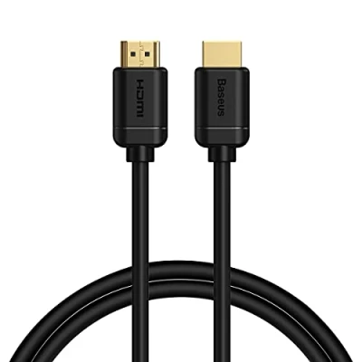 Abbildung von Baseus Kabel HDMI 2.0 4K 60 Hz 3D HDR 18 Gbps 1 m schwarz (CAKGQ A01)