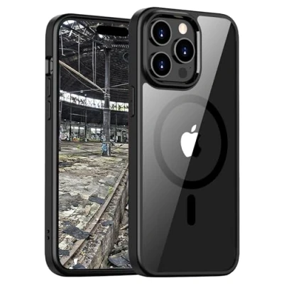 Abbildung von JT Berlin Case Pankow Hybrid Hülle kompatibel mit Apple iPhone 15 Pro [Schutz nach US Militärstandard, Wireless Charging (Qi) / magnetisches Aufladen kompatibel, Verstärkter Bumper] transparent