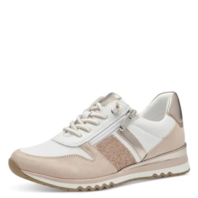 Abbildung von Marco Tozzi Sneaker low, Damen, Größe: 39, White/powder Schuhe