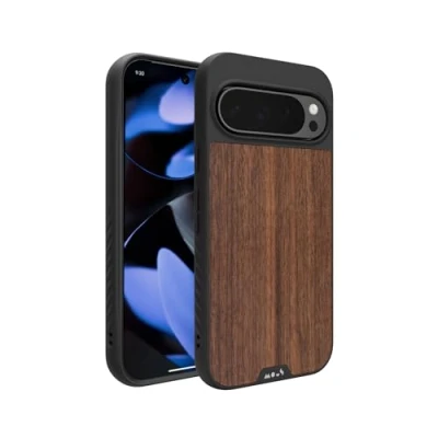 Abbildung von Mous Hülle für Google Pixel 9 Pro MagSafe Kompatibel Case Limitless 5.0 Walnuss Handyhülle Schutzhuelle