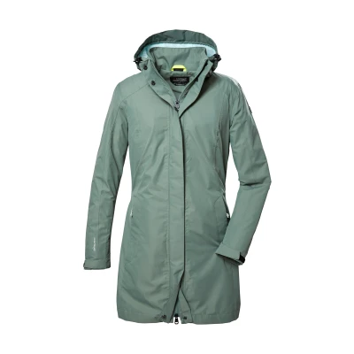 Abbildung von Killtec Regenjacke / wasserabweisende Jacke, Damen, Größe: 48, Pale green