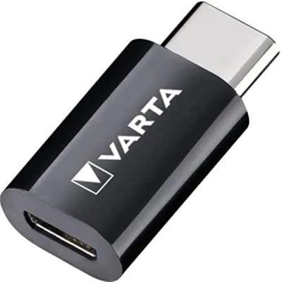 Abbildung von VARTA Micro USB Adapter auf C zum Laden und Synchronisieren für Laptops, Tablets, Smartphones, MP3 Player, Navigationssysteme, E Reader, Bluetooth Headsets