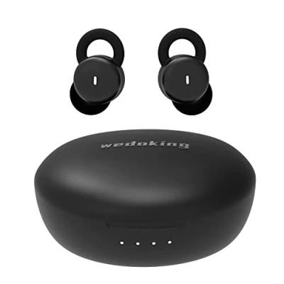 Abbildung von Kleinste Unsichtbare Schlaf Ohrhörer Komfortable Geräusch Blockierung, Kopfhörer Kabellos Bluetooth zum Schlafen, Earbuds für Seitenschläfer, Winzige Versteckte Schlafkopfhörer Arbeiten Sport