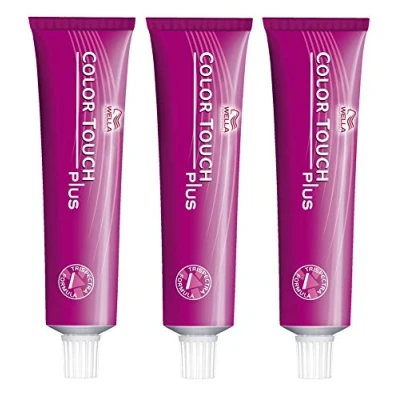 Abbildung von WELLA 3er Professionals Color Touch Plus 88/07 Hellblond Intensiv Natur Braun, 60 ml