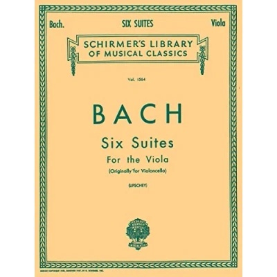 Abbildung von 6 Suites: Viola Solo: Schirmer Library of Classics Volume 1564 Solo