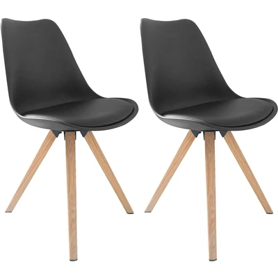 Abbildung von byLIVING Esszimmerstuhl &quot;Kira&quot;, 2 St., Kunstleder, Sitzschale mit Sitzkissen, in verschiedenen Farben