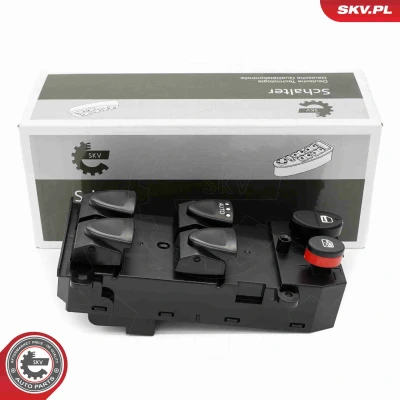 Abbildung von ESEN SKV 37SKV437 Schalter, Fensterheber fahrerseitig HONDA: CIVIC 8 Hatchback