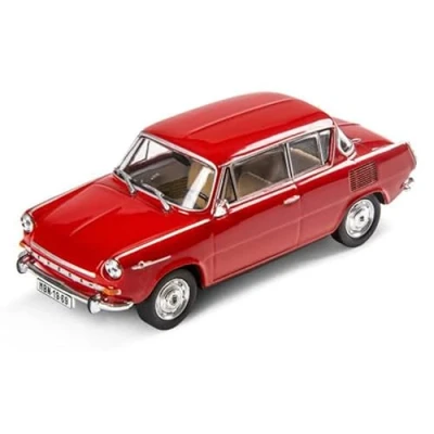 Abbildung von Skoda 6U0099300BB2Y Modellauto 1100MBX (1969) Maßstab 1:43 Miniatur, rot