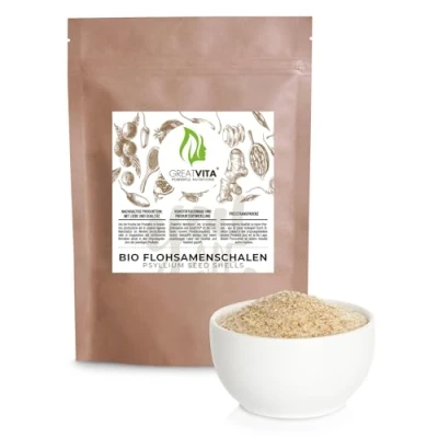 Abbildung von GreatVita Bio Flohsamenschalen 1000 g
