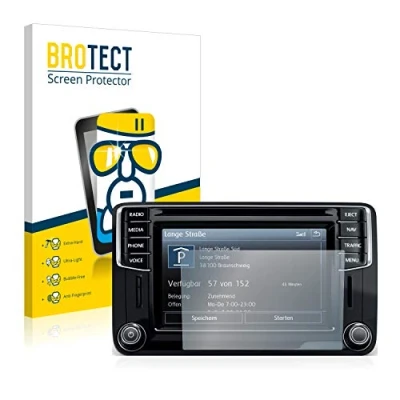 Abbildung von BROTECT Schutzglas für Volkswagen Caddy 2015 Discover Media 6.5&quot; Schutzfolie Panzer Folie Glas [Extrem Kratzfest 9H, Anti Fingerprint,