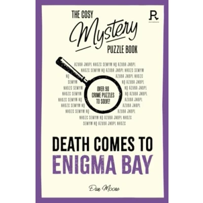 Abbildung von Death Comes to Enigma Bay: Over 90 Crime Puzzles Solve! (Cosy Mystery Puzzle Books)