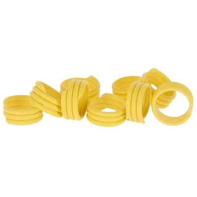 Abbildung von Kerbl Hobbyfarming Spiralringe, 18 mm, gelb Kunststoff, 100 STK.