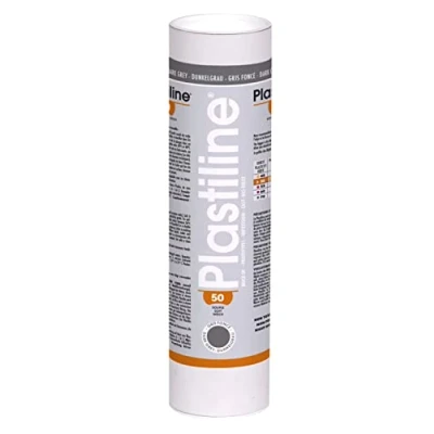 Abbildung von J. Herbin 1750T Plastilin für den Modellbau, 1 kg, zum modelieren, HG50, flexibel, Dose, Grau