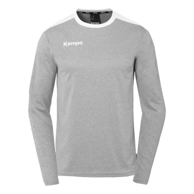 Abbildung von Kempa Unisex Emotion 27 Langarmshirt Sweatshirt, Aqua/Weiß, 3XL EU