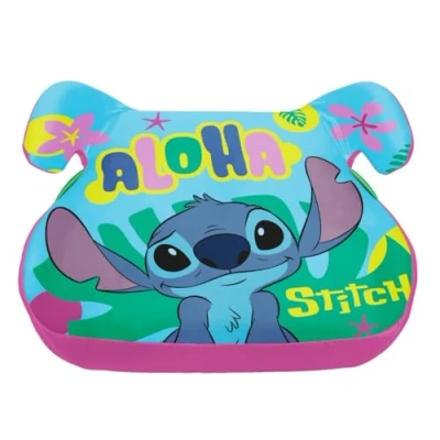 Abbildung von Seven Polska Kindersitzerhöhung Kinder Auto Sitzerhöhung: &quot;STITCH&quot;, aLoHa, EC Norm R129