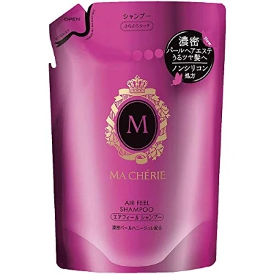 Abbildung von Shiseido Macherie New Air Feel Shampoo Ex 380 ml Refill (Green Tea Set)