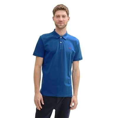 Abbildung von TOM Tailor Basic POLO Poloshirt, Herren, Größe: XL, Advanced blue