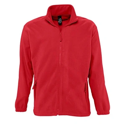 Abbildung von Sols Herren Outdoor Fleece Jacke North (Large) (Rot)