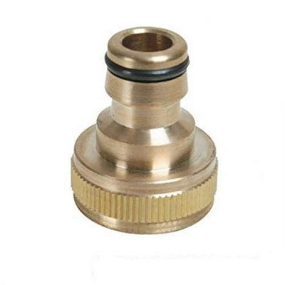 Abbildung von Silverline 598438 Messing Hahnanschlussstück 3/4 Zoll u. 1/2 BSP Außengewinde