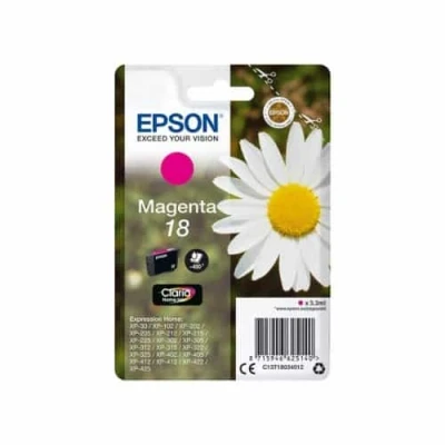 Abbildung von Epson 18 magenta tintenpatrone 3,3ml C13T18034012 original