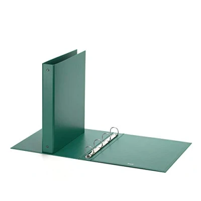 Abbildung von Favorit Box mit 10 Ordnern, Europa, 22 x 30 cm, 4 runde Ringe, mm, grün