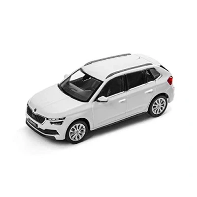 Abbildung von Skoda 658099300S9R Kamiq Modellauto 1: 43 Moon Weiß Accessoires Miniatur