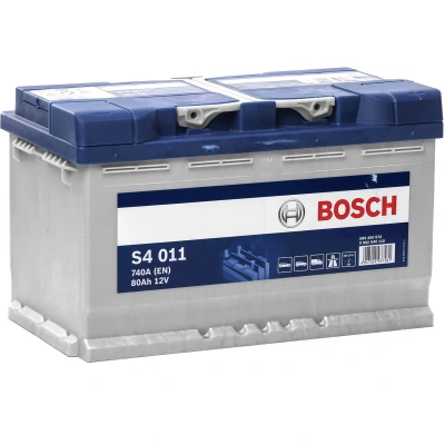 Abbildung von BOSCH S4 0 092 S40 110 Batterie 12V 80Ah 740A B13 MERCEDES BENZ: C Klasse Limousine, E Coupe, T modell, AUDI: A4 B7 Avant, A6 C4 Avant