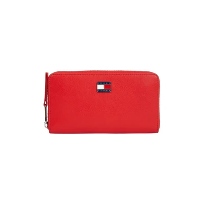 Abbildung von Tommy Jeans Pillow Large Geldbörse, Damen, Größe: One Size, Red hot