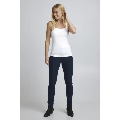 Abbildung von Fransa Krask Top, Damen, Größe: Large, (noos) white
