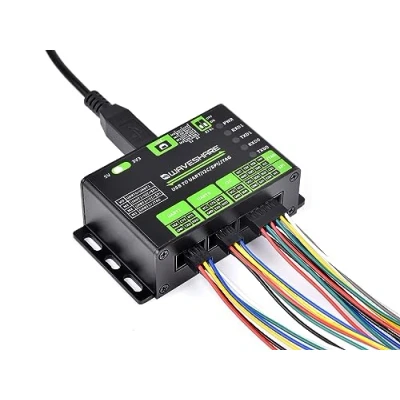 Abbildung von USB zu UART/I2C/SPI/JTAG Konverter Unterstützt 2 ch UART/USB 1 UART + I2C SPI/USB JTAG, Kompatibel mit Win11/10/8.1/8/7, Linux, etc. 3.3V/5V