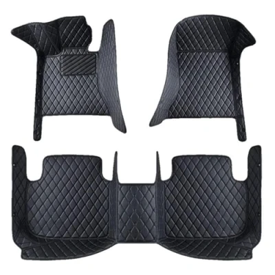 Abbildung von Fussmatten Auto für BMW Z4 G29 2019 2023, VollstäNdige Abdeckung PU Leder wasserdichte rutschfeste Set Zubehör,Black