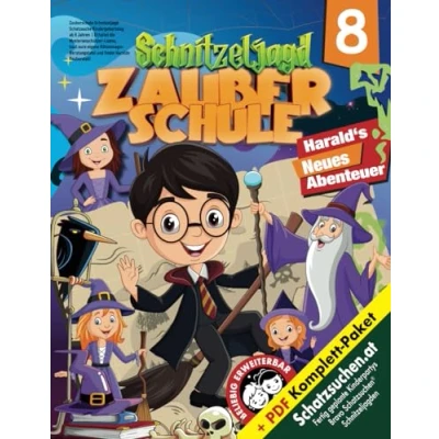 Abbildung von Zauberschule Schnitzeljagd Schatzsuche Kindergeburtstag ab 8 Jahren: Erhaltet die Mysterienschützer Lizenz, baut eure eigene ... Haralds Zauberstab! (Bravo Schatzsuche)