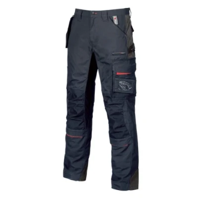 Abbildung von U Power RACE, Arbeitshose für Herren, Cargohose mit elastischem Bund, Kniepolstertaschen, mehreren Taschen, bequemem Stoff, strapazierfähiger, strapazierfähiger Oberbekleidung Deep Blue 56