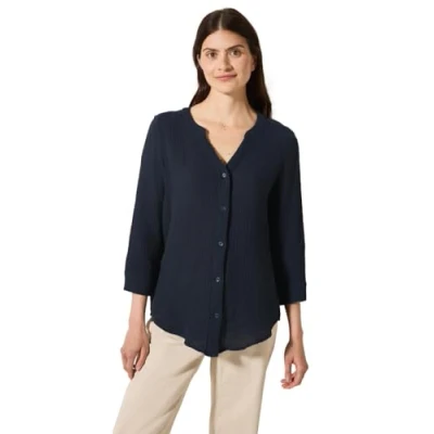 Abbildung von Cecil Damen B345653 Bluse, Universal Blue, L