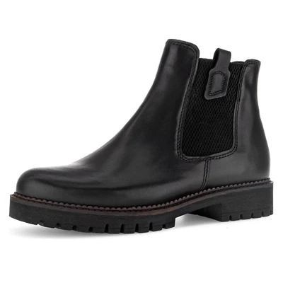 Abbildung von Gabor Chelseaboots &quot;Davos&quot;, Blockabsatz, Herbstmode, Komfortschuh in Weite H (= sehr weit)