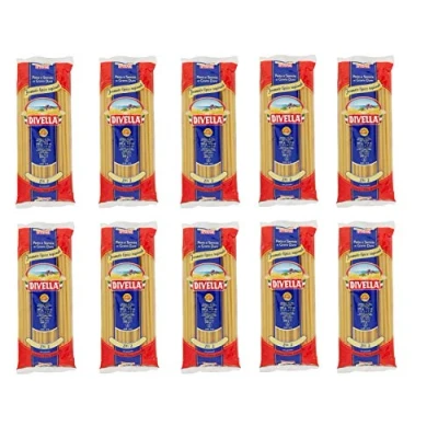 Abbildung von 24x Divella Ziti N. 2 Hartweizengrieß Pasta Italienische Nudeln 500g Packung + Italian Gourmet Polpa di Pomodoro 400g Dose
