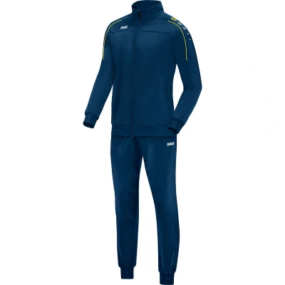 Abbildung von JAKO Herren Trainingsanzug Polyester Classico, nightblue/citro, M, M9150