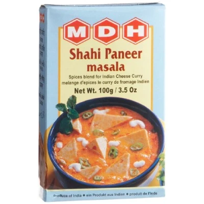 Abbildung von 4x MDH Shahi Paneer Masala 100g Gewürzmischung für Käse Curry